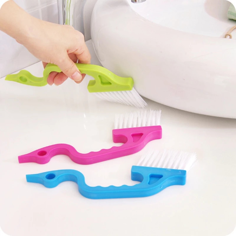 1 Pcs Multifunctional Swan Shape Nylon Window Sill Slot Cleaning Brush