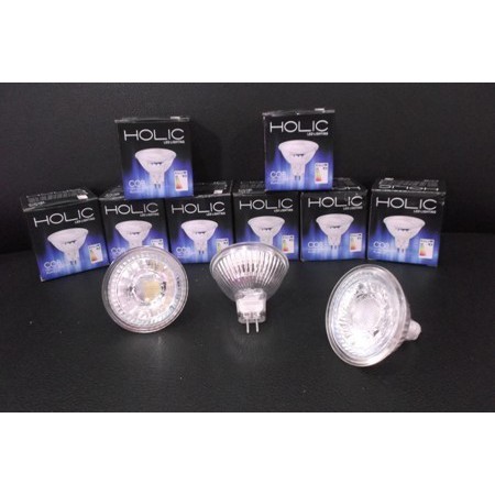 Lampu LED MR16 MR 16 5w - 220v Tusuk HOLIC Paling Super Terang Hemat