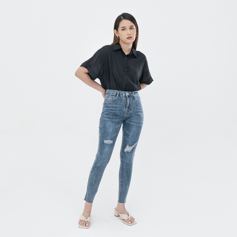 VIERLIN - Jeans 8327 - CELANA SKINNY JEANS WANITA HW