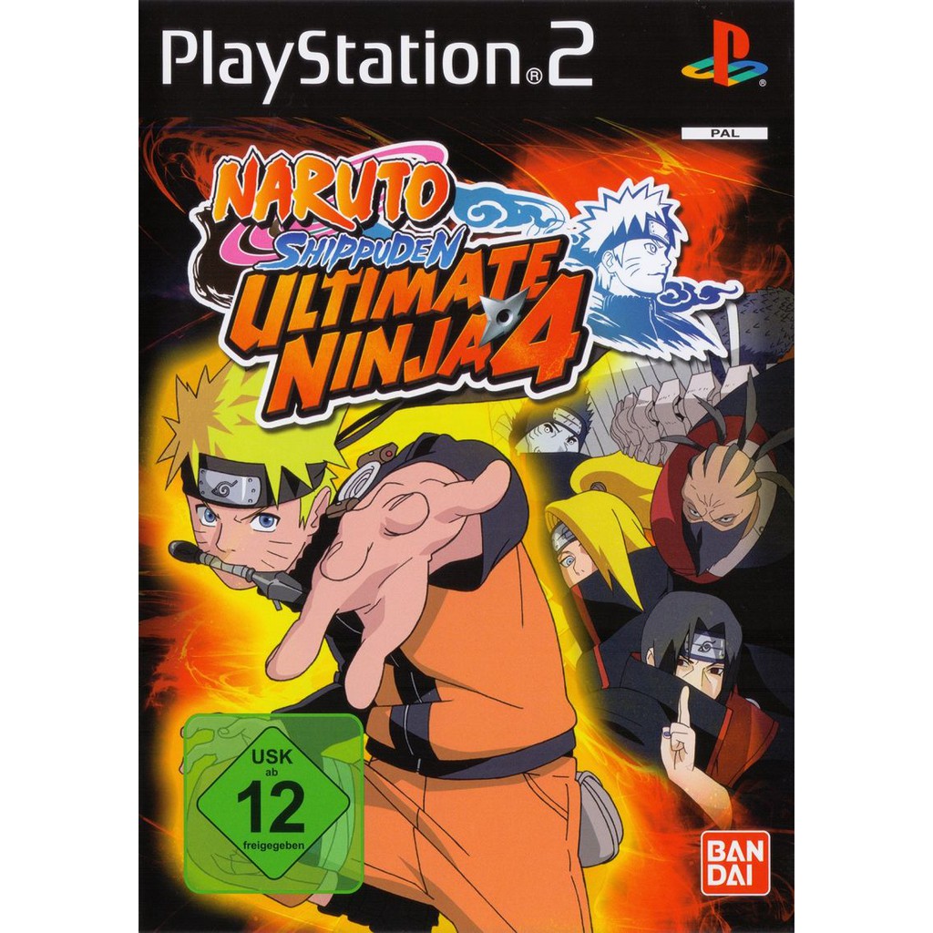 DVD Kaset Game PS2 Naruto Ultimate Ninja 4