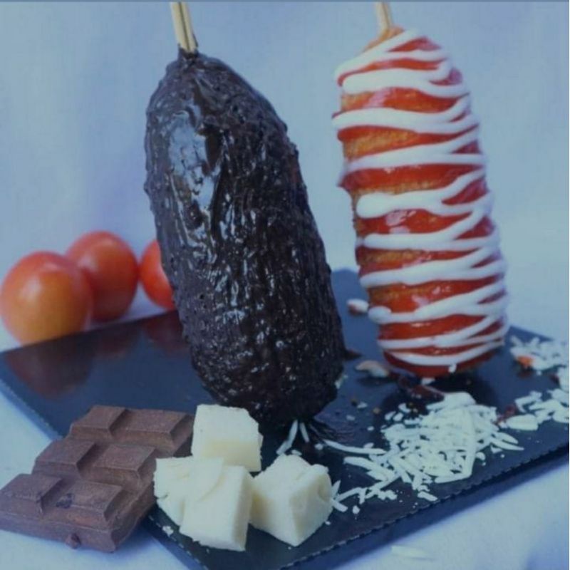 

Corndog Mozarella XL pertusuk BISA PILIH TOPING