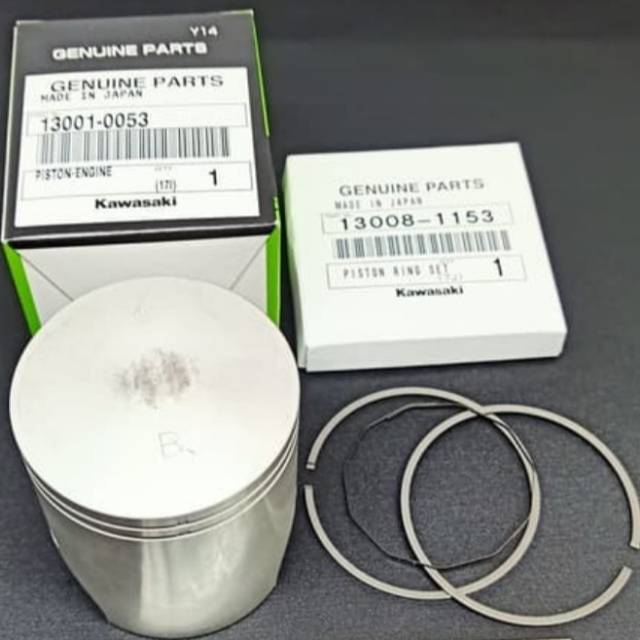 Piston dan ring seher dan ring seher ninja zx150 rr ori