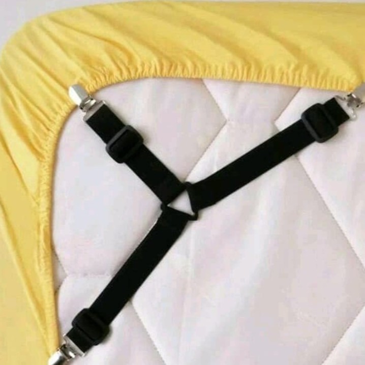 MARKAS88 Penjepit Sprei Anti Geser Jepitan Sprei Pengait Sprei Penjepit Seprei  (1 Set Isi 4 PCS)