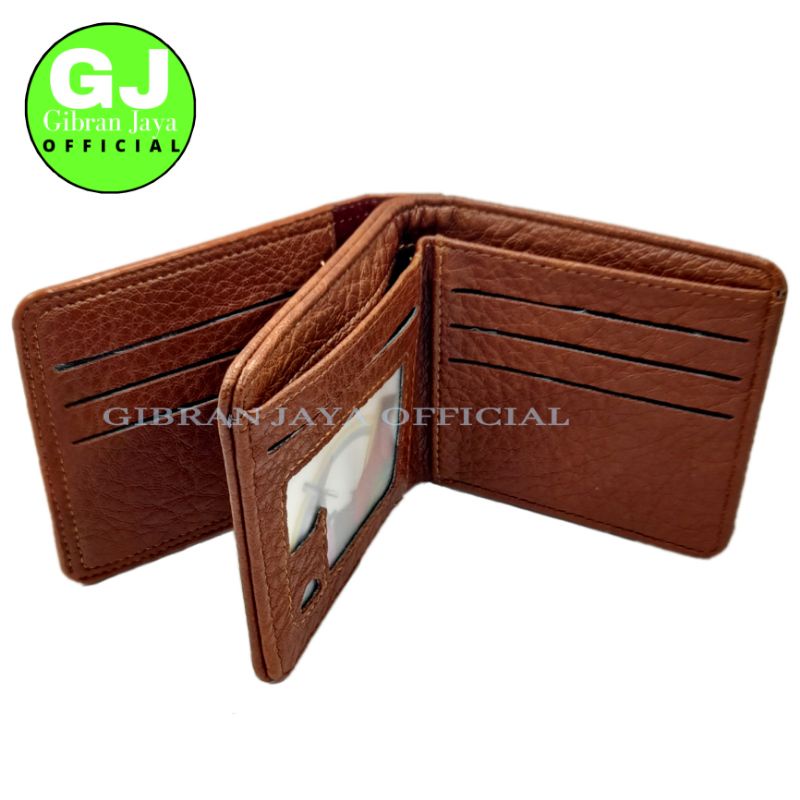 Dompet Pria Kulit Sintetis import model Lipat Ukuran Standar