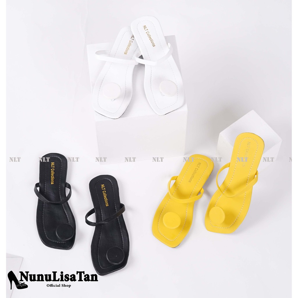 NunuLisaTan - SANDAL JAMUR - Sendal Teplek Sandal Santai Korea Wanita Lucu