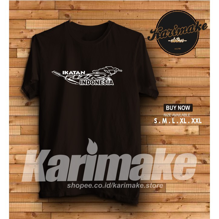 Tshirt Kaos Baju Motor Ikatan F1ZR Indonesia Kaos Otomotif - - KHEY OLD SHOP