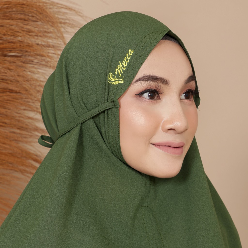 BERGO BORDIR MARYAM JUMBO / JILBAB TALI NON PET / MECCA HIJAB / KERUDUNG /HIJAB KHIMAR