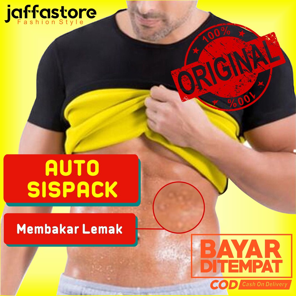 Hot Shapers Suit Cloth Neotex Korset Baju Kaos Pakaian Olahraga Pelangsing Pria Wanita