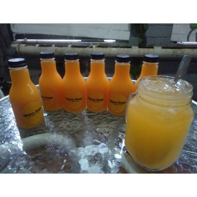 

100% air jeruk peras asli tanpa pemanis 250ml