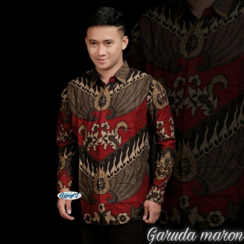 BAJU BATIK PRIA LENGAN PANJANG KEMEJA BATIK PRIA TERBARU TERLARIS