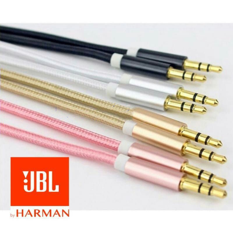 Kabel Aux Besi JBL By HARMAN 1-1 Au-002 Audio Jack 3,5mm Aux Cable