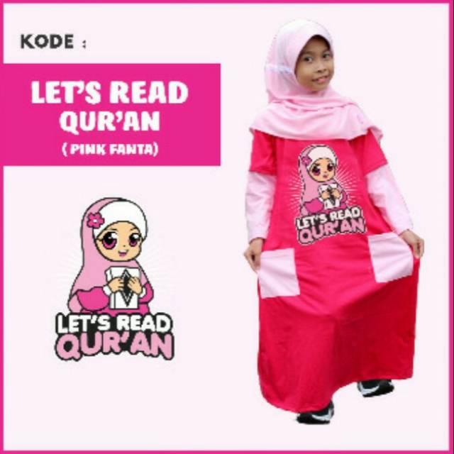 Gamis Anak Karakter Islami / Gamis kaos anak-anak