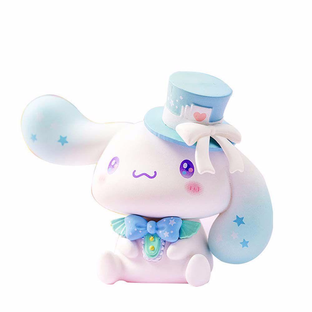 Augustina My Melody Lucu PVC Kuromi Collection Model Cinnamoroll Anime Model Figure Mainan