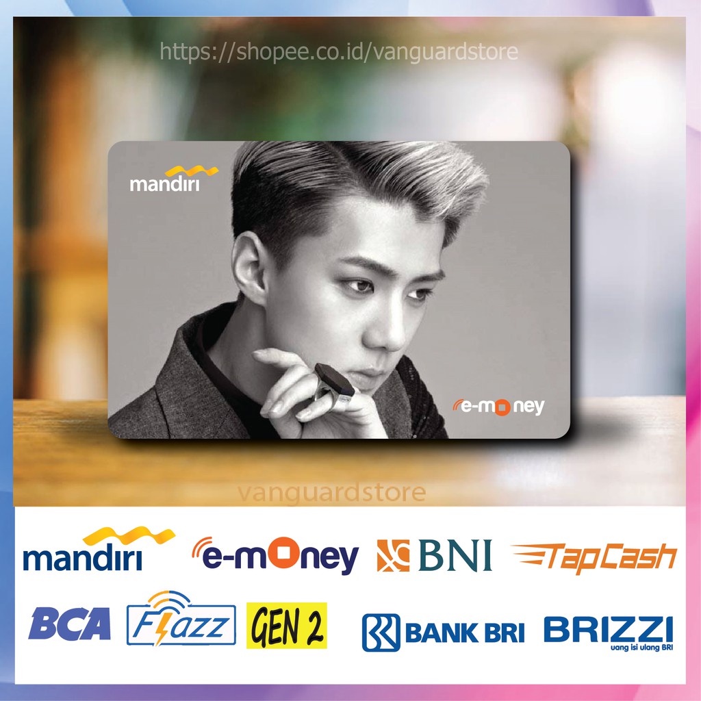 KARTU E MONEY E TOLL KOREA SEHUN EXO KPOP 10 EMONEY MANDIRI FLAZZ BCA BNI TAPCASH BRIZZI BRI-1 SISI