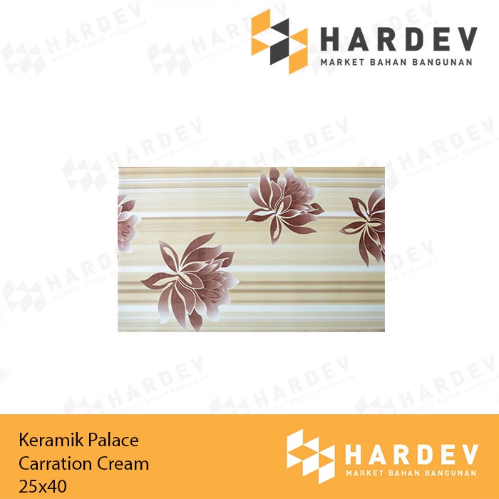 KERAMIK PALACE 25X40 CORRATION CREAM