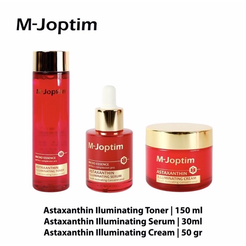M Joptim Astaxanthin Toner - Astaxanthin Serum - Astaxanthin Cream