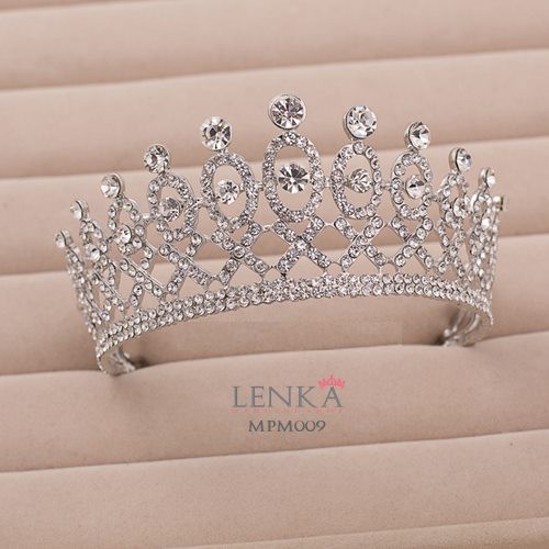 [READY STOCK] MINI CROWN MAHKOTA BRIDAL PENGANTIN HEADPIECE WEDDING MPM009