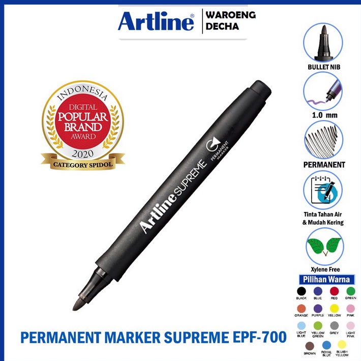 

SPIDOL PERMANEN ARTLINE Spidol Supreme Marker EPF-700