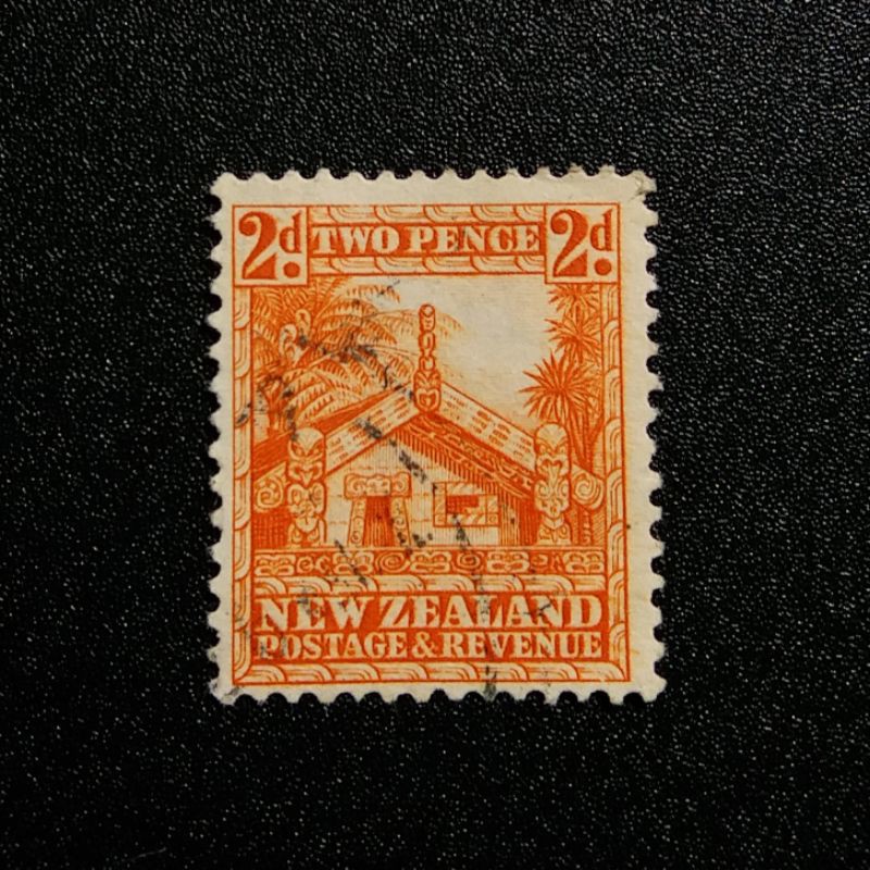 

Prangko NEW ZEALAND 2 Pence Second Pictorials Tahun 1942