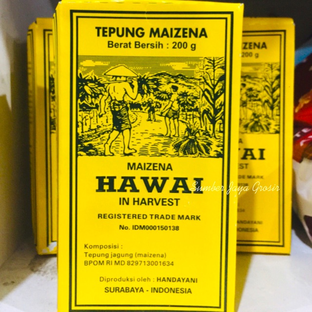 

TEPUNG MAIZENA HAWAI 200 GR