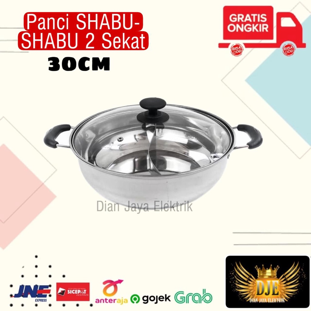 panci shabu shabu 2 sekat home pro