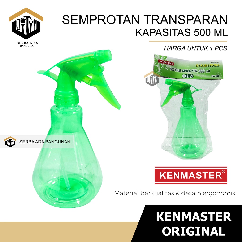 Botol Spray Kaca Semprot 500 ML Semprotan Air Tanaman Shabby transparan GOOD QUALITY