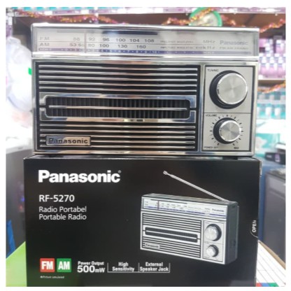 Panasonic Radio FM / AM Portable Klasik Vintage Unik RF 5270 GARANSI