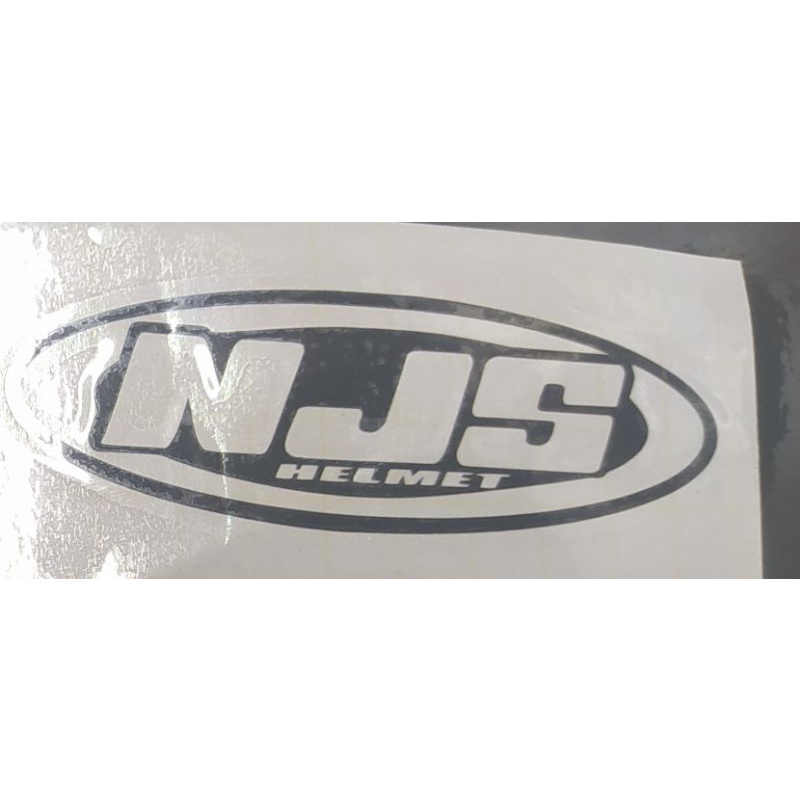 mall sticker repaint helm logo NJS
