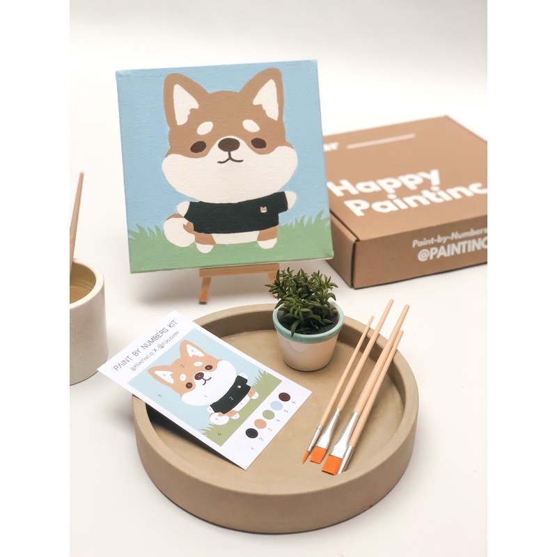 

Mi Paint by Numbers Kit: Paintinc ID X Fukudiary Painting Kit Paint by Number Gifts