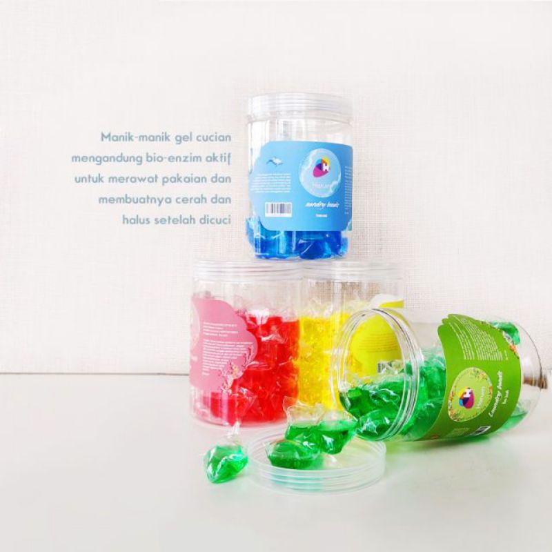 Gel Laundry Baju Antiseptik isi 30pcs/LAUNDRY BEADS/LAUNDRY DETERGENT GEL/SABUN CUCI BAJU KAIN/Laundry detergent Gel Ball / SABUN cuci baju antiseptik / Deterjen Laundry Gel Ball