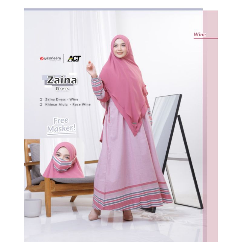 YASMEERA ZAINA DRESS GAMIS KATUN