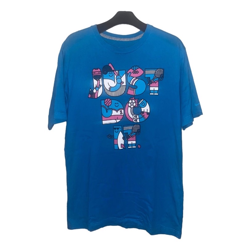 Kaos Nike Just Do it Blue Original Second Branded
