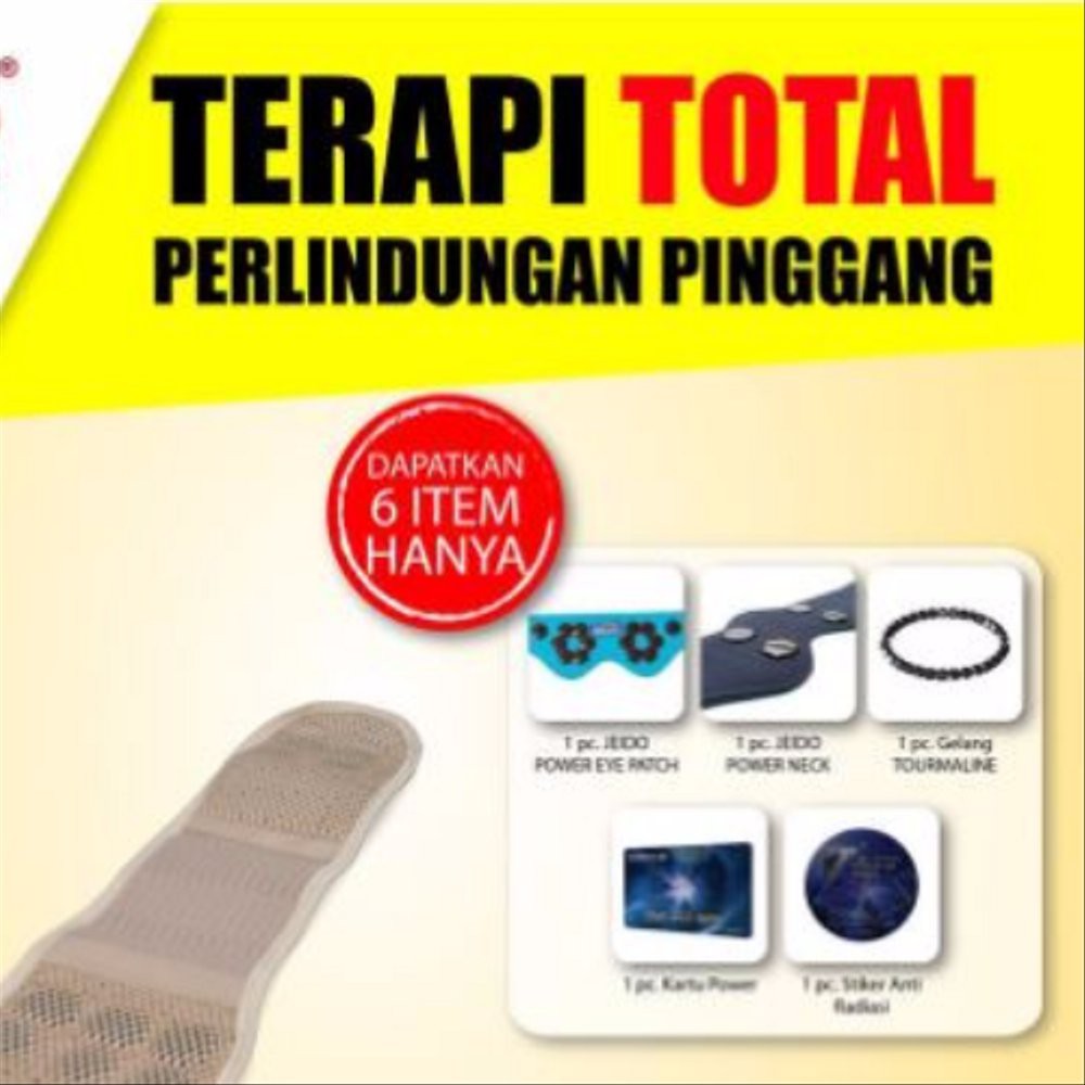 Jeido Power Waist Sabuk Terapi Pinggang Original Korea Size L  Stock Terbatas