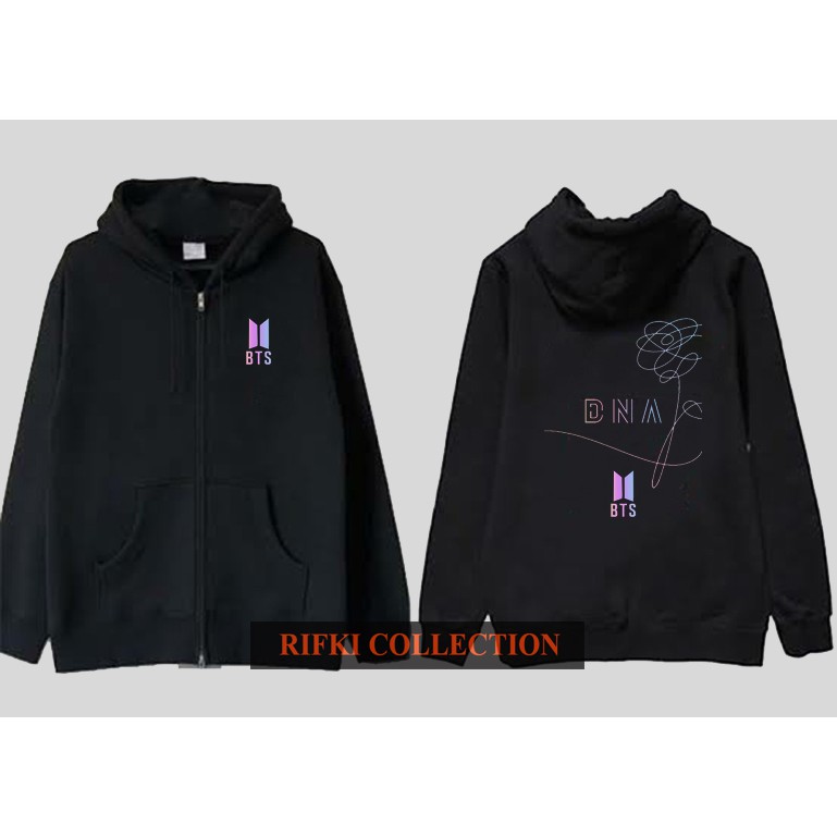 DNA HOODIE 01 BTS(L)黒-