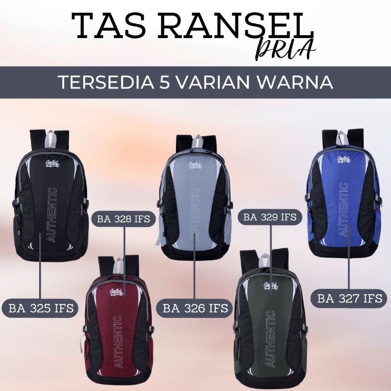 ARGL Tas Ransel Pria INF Tas Punggung Cowok Daypack Outdoor