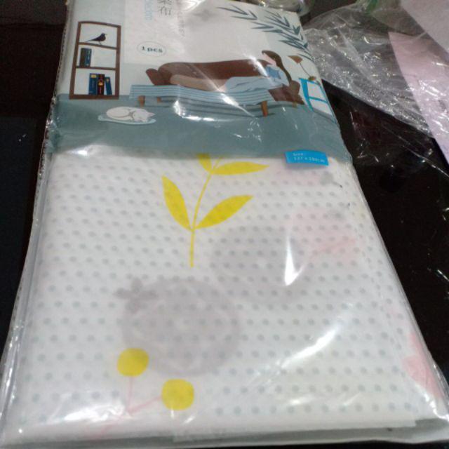 Taplak Meja Anti Air Motif Bahan Peva 137 X 180 Cm Table Manner Motif Flamingo Lv Fruit