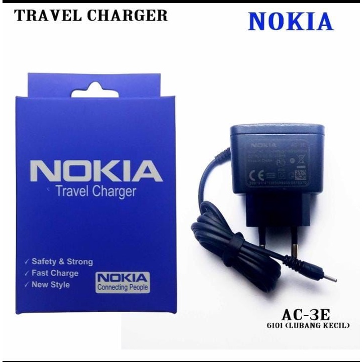 Charger nokia 6101 + ring putih ori 100% VENUS ACC