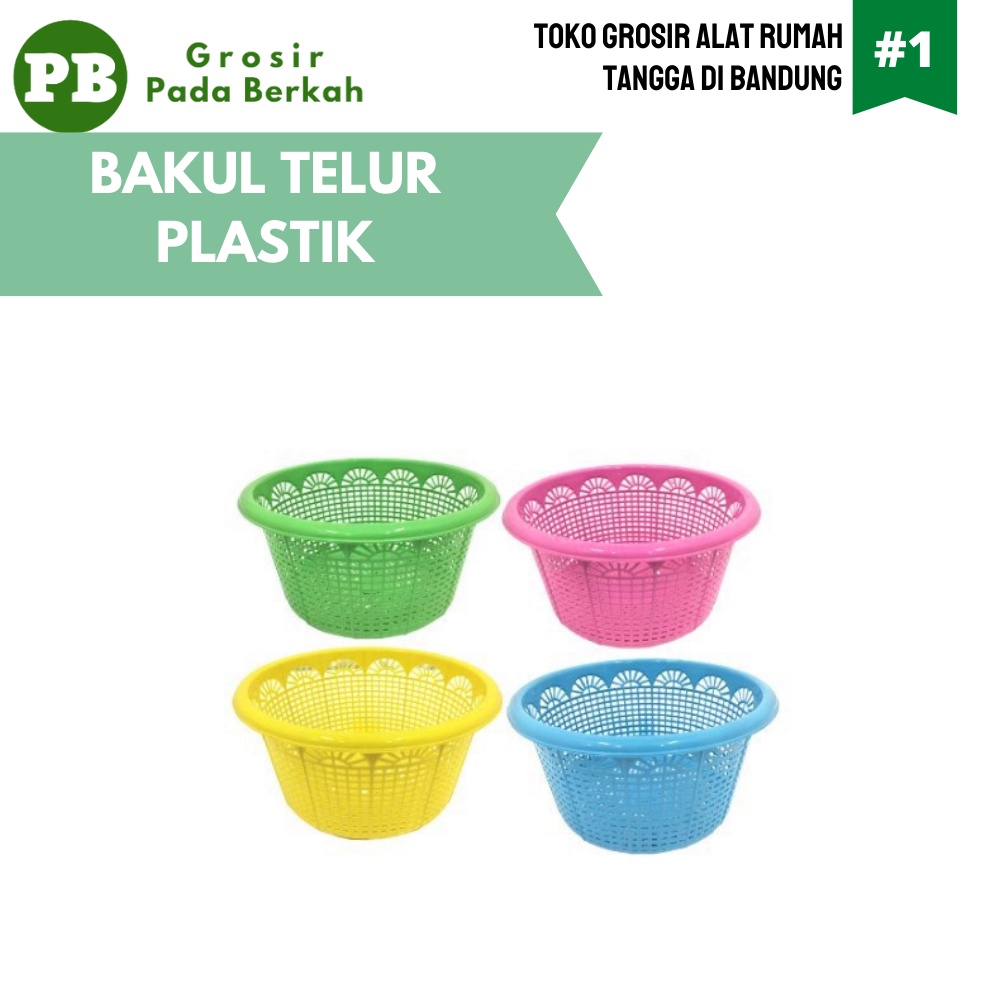Besek Plastik Keranjang Telor Bakul Plastik Murah Tempat Sayur & Buah