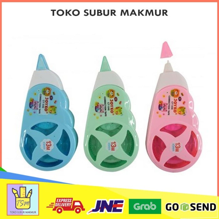 

Terbatas Correction Tape Pen Tipex Tip Ex Roll Kertas Souvenir Atk Grosir Murah Gilaa!!!