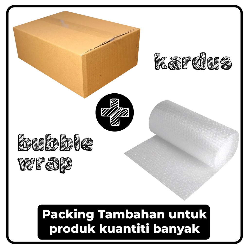 

BUBBLE WRAP DAN KARDUS TAMBAHAN PACKING AMAN