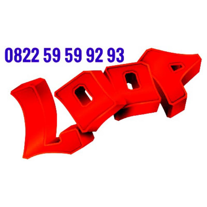 NOMOR CANTIK SIMPATI LOOP SERI RAPIH UNIK SERI EKOR NAIK