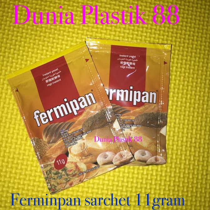 

Toko-Bahan-Kue- 11G Fermipan Sachet Yeast Saset Sachetan Pengembang Ragi Instan Kering -Terlengkap-