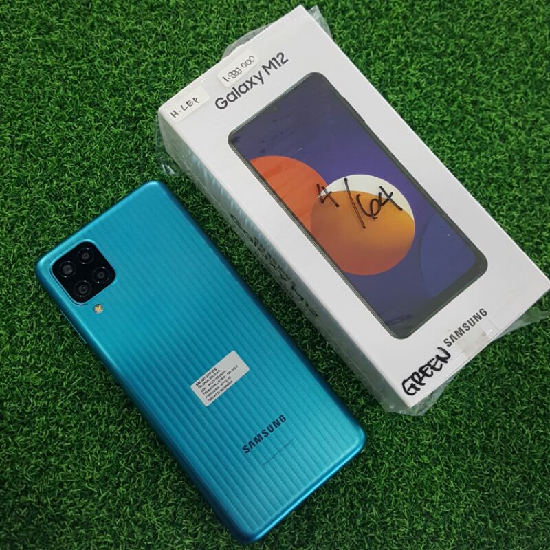 Samsung M12 ram 4gb second bekas pakai mulus fullser original resmi-1