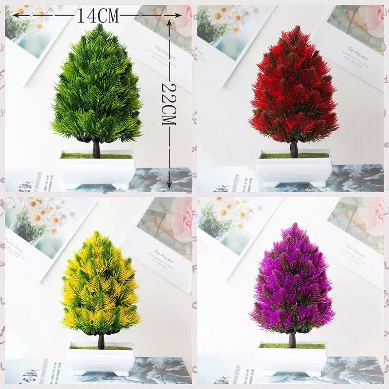 POHON PLASTIK TINGGI HIAS