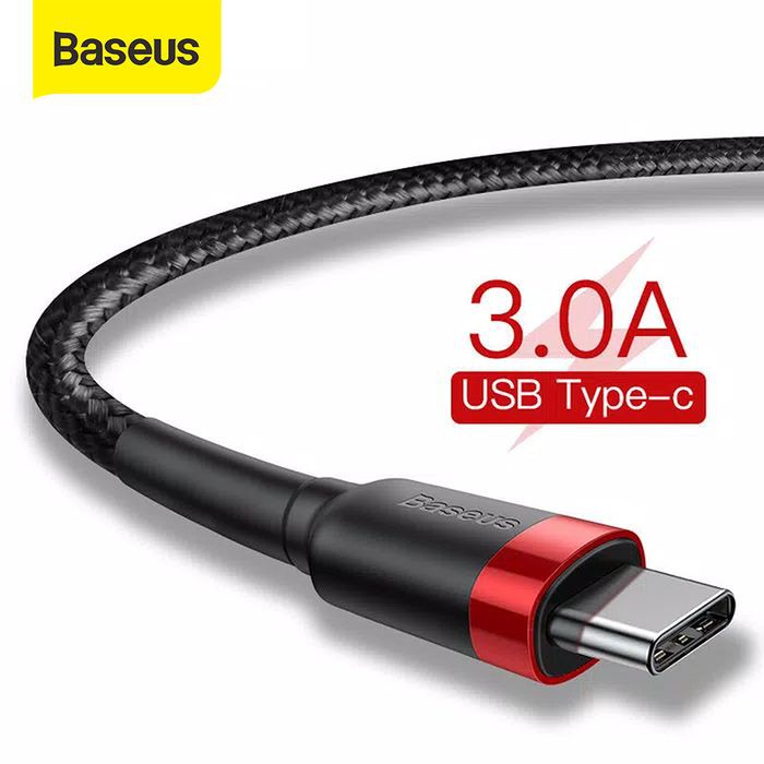 KABEL DATA TYPE-C BASEUS CAFULE CABLE FOR TYPE-C 3A Fast charging 1M/2M