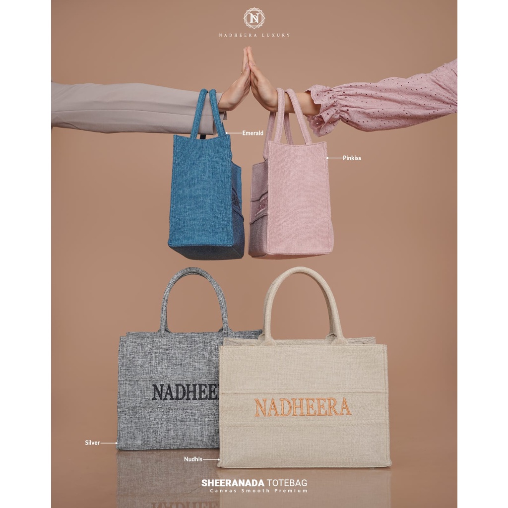 Sheeranada Totebag by Nadheera Luxury | Tas Handle Kekinian 2022 | Totebag Terbaru Nadheera