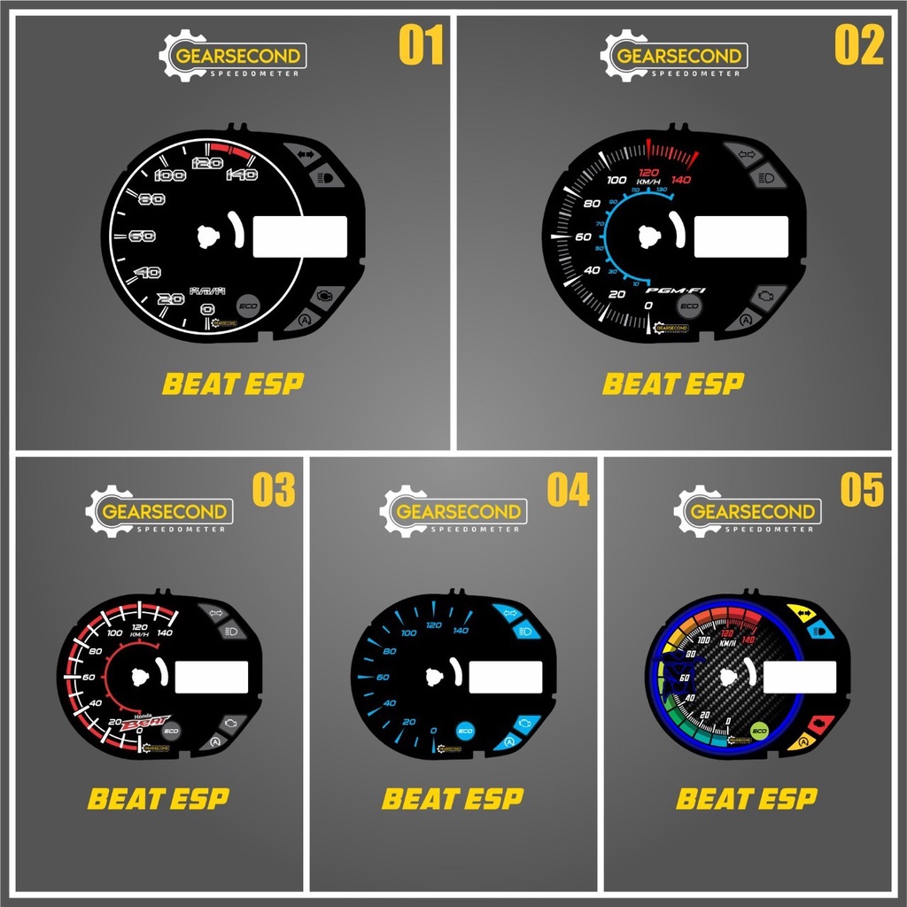 Jual Panel Speedometer Custom Beat Esp Papan Speedometer Custom Beat