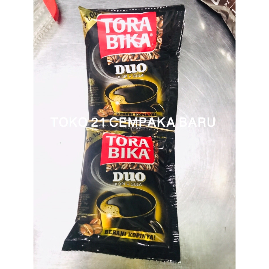 

Torabika DUO Kopi + Gula 1 Renceng isi 10 sachet | Kopi Tora Bika Murah Promo