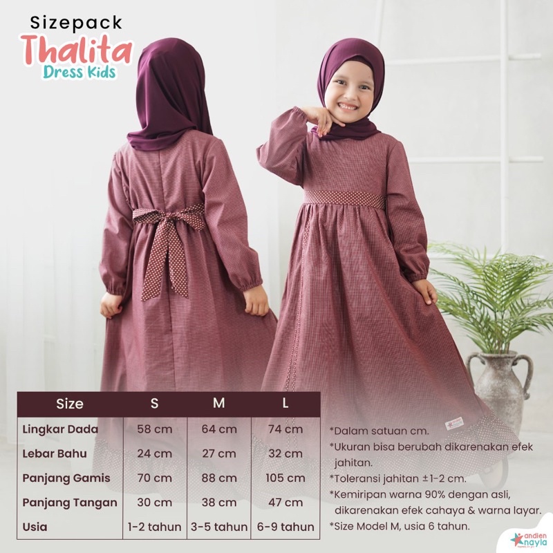 gamis anak lucu gamis thalita by mouza