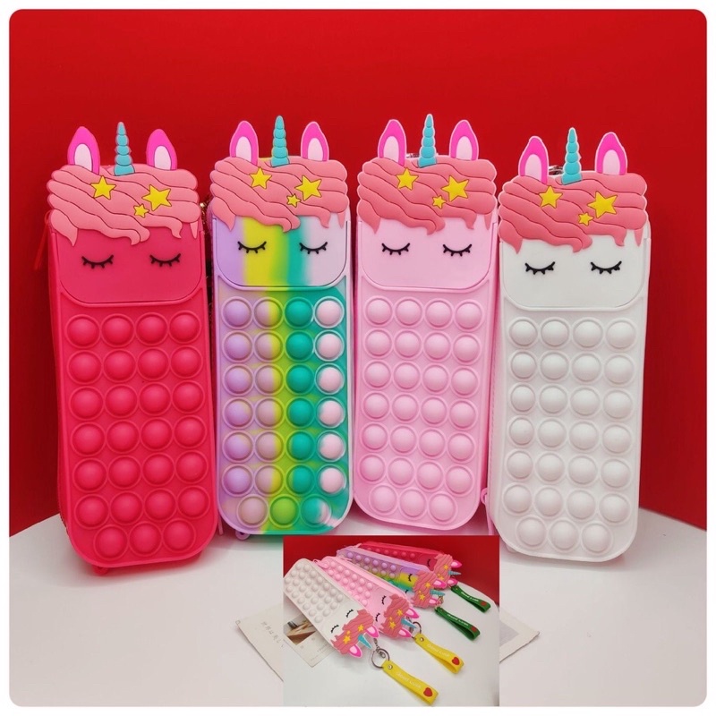 

Kotak Pensil Pop It Unicorn Tempat Pensil